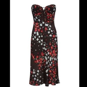 Realisation the Iris dress in hypnotic pattern